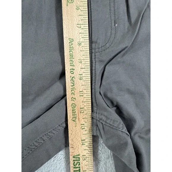 NWT Blue Mountain Pants Mens 38x30 Canvas Relaxed Workwear Dad Gray 5 Pocket - Picture 13 of 16